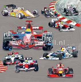 Racewagen-Grußkarte