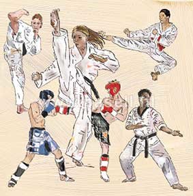 Martail Art-Grußkarte