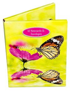 Flowers & Butterflies Notecards